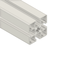 10-4545-0-1500MM MODULAR SOLUTIONS EXTRUDED PROFILE<br>45MM X 45MM, CUT TO THE LENGTH OF 1500 MM